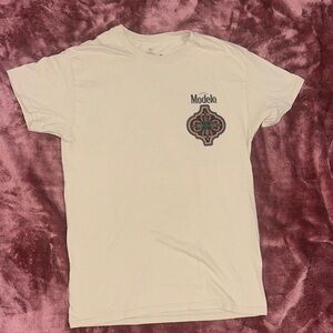 ModelCo Off-White Graphic Tee for Men